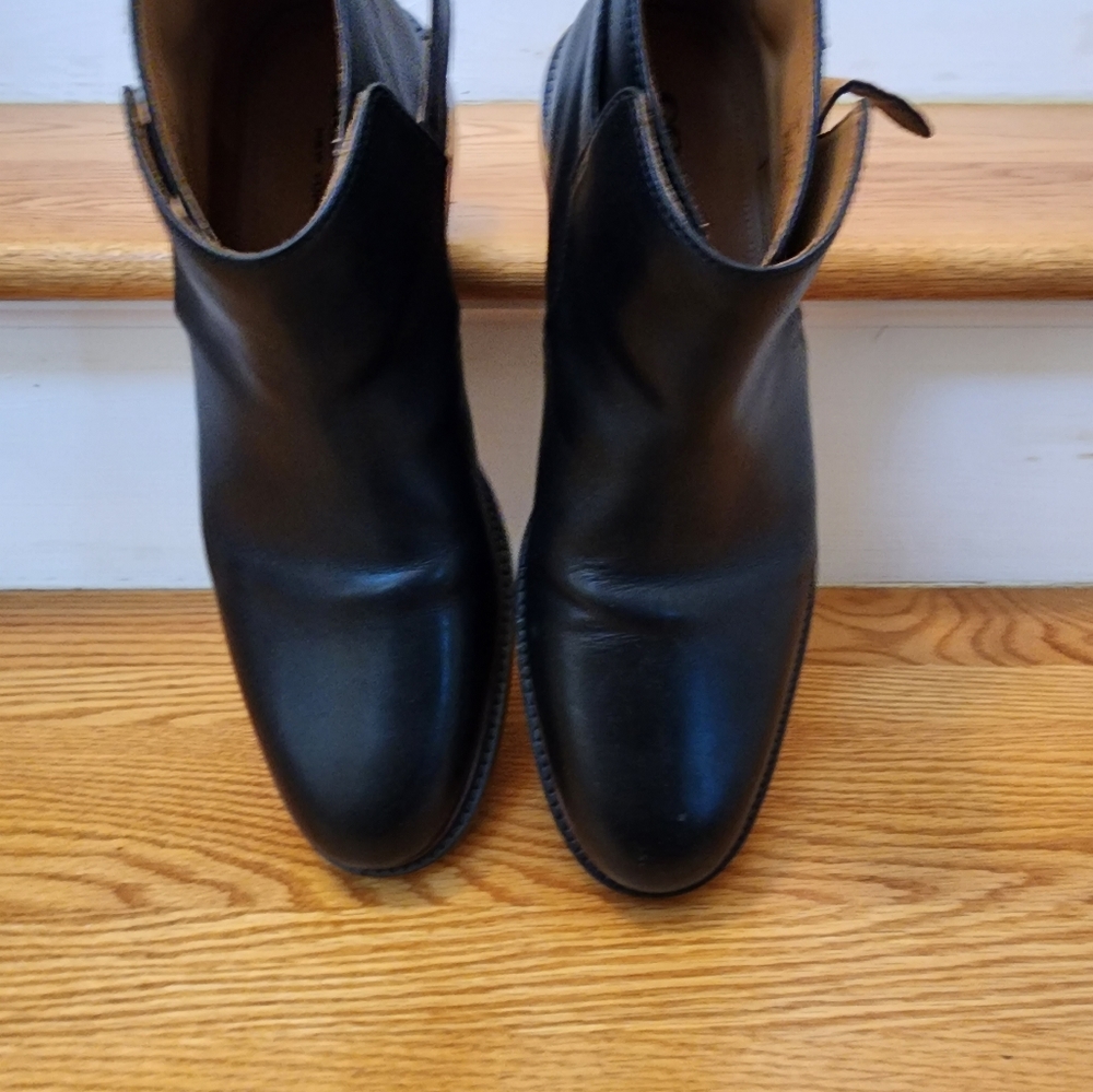 Coach leather boots